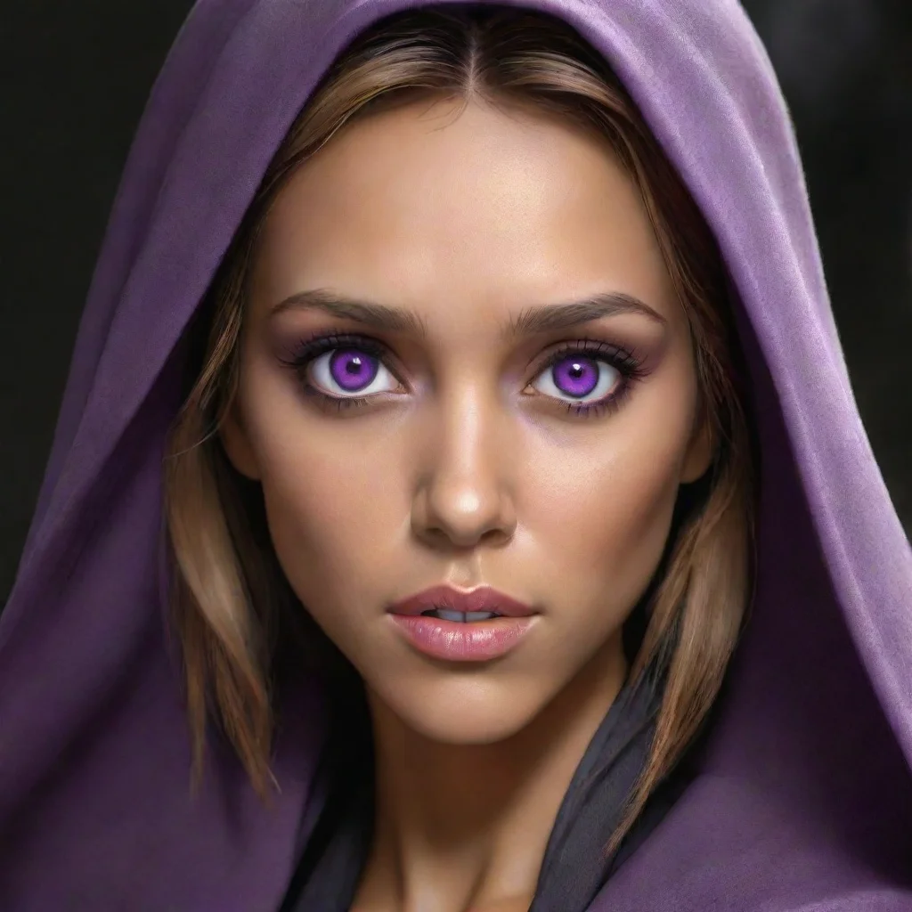 artstation art jessica alba in harsh animation clone wars as a jedi with purple eyes confident engaging wow 3