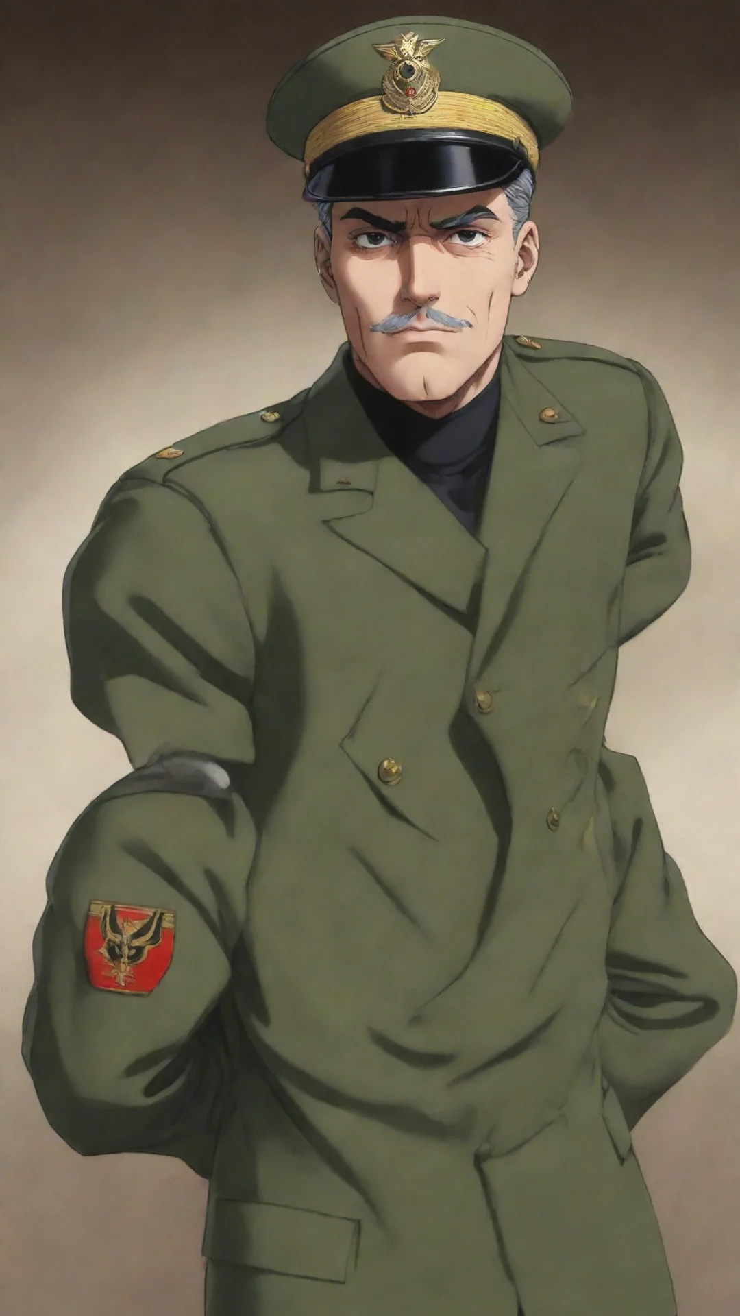 aiartstation art jojo bizarre adventure character who look%27s like a german ww2 general and has a stand confident engaging wow 3 tall