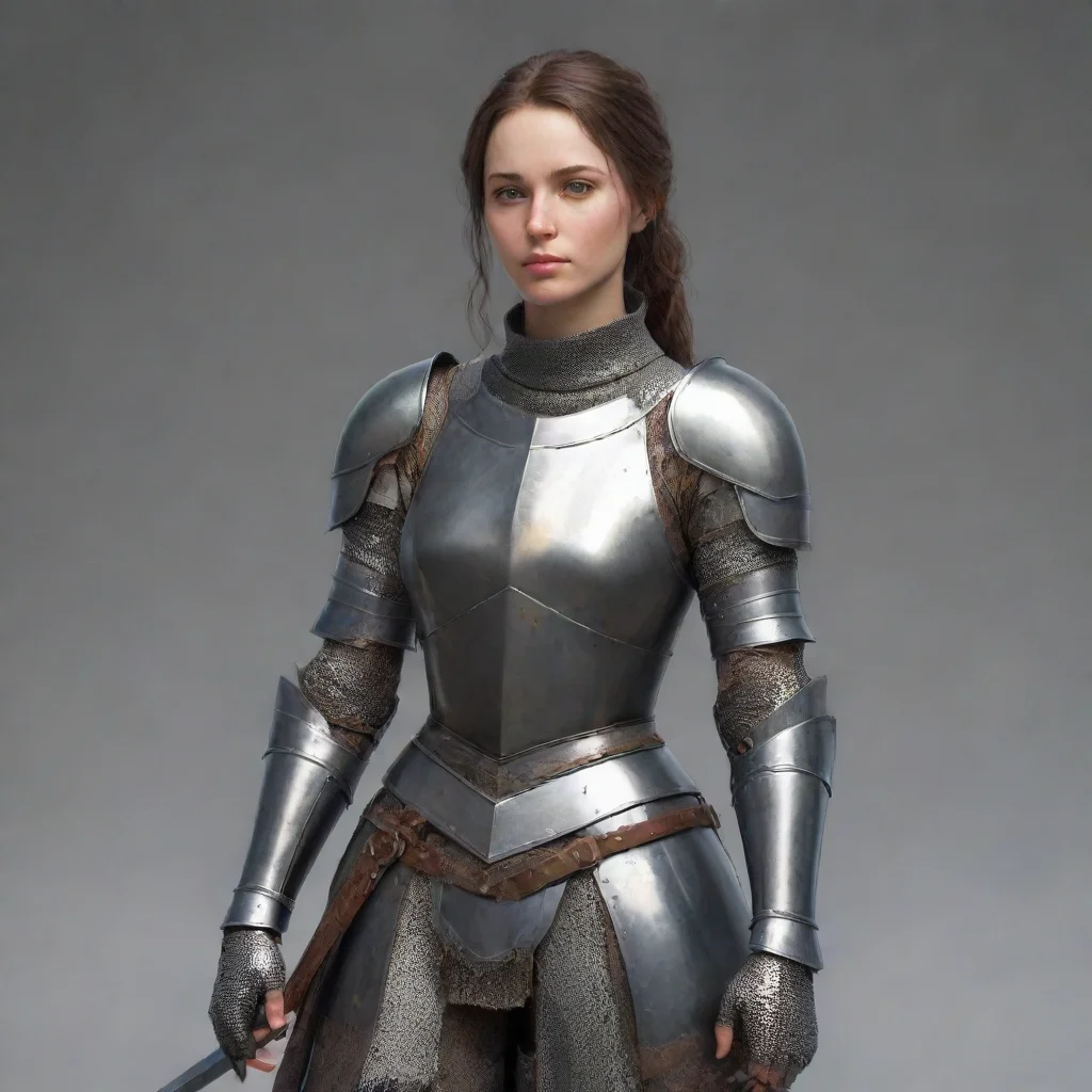 aiartstation art knight female confident engaging wow 3