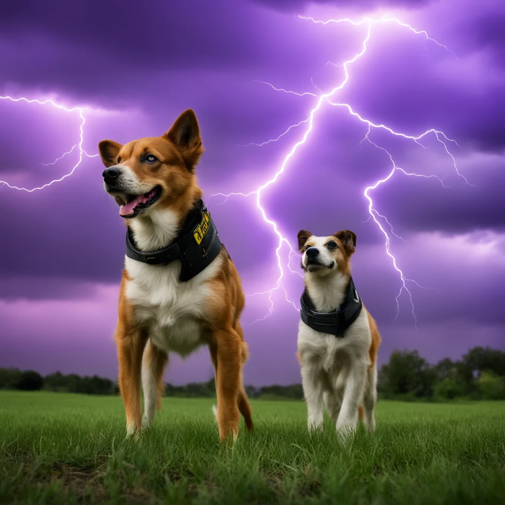 artstation art lightning dogs confident engaging wow 3