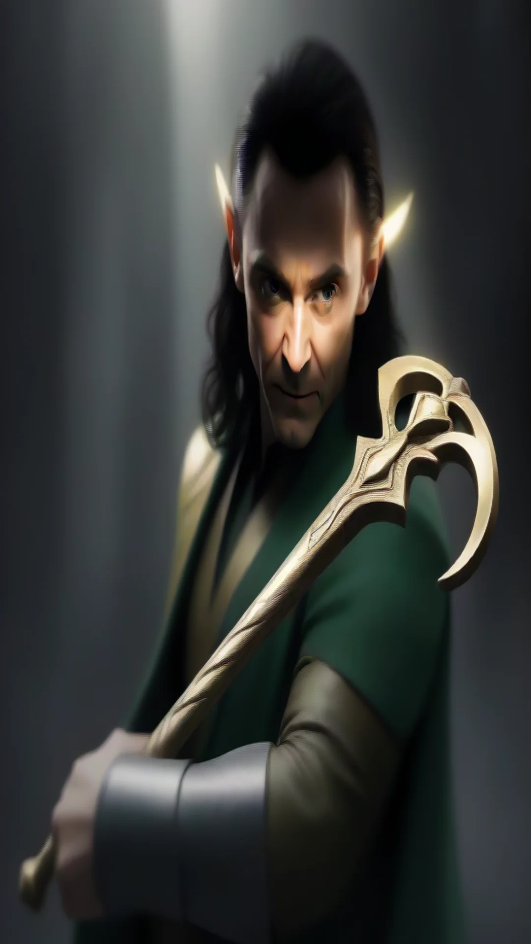 aiartstation art loki%27s scepter confident engaging wow 3 tall
