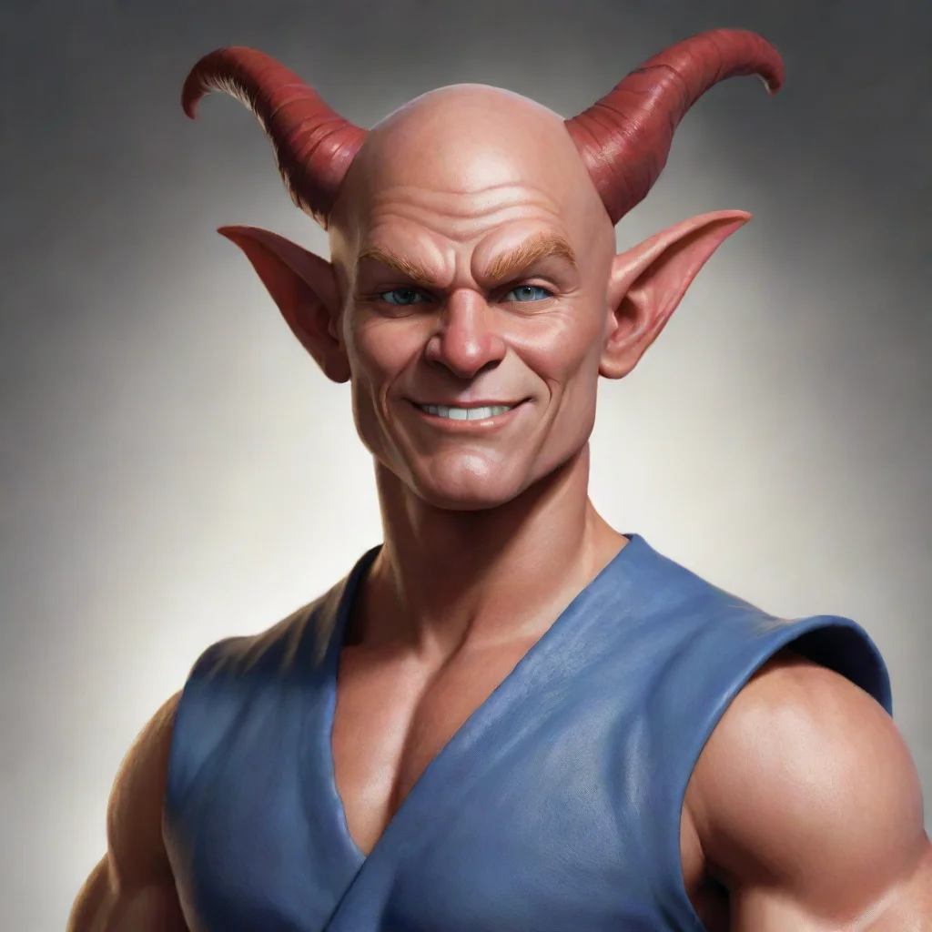 aiartstation art mr clean as a tiefling from dungeons and dragons confident engaging wow 3