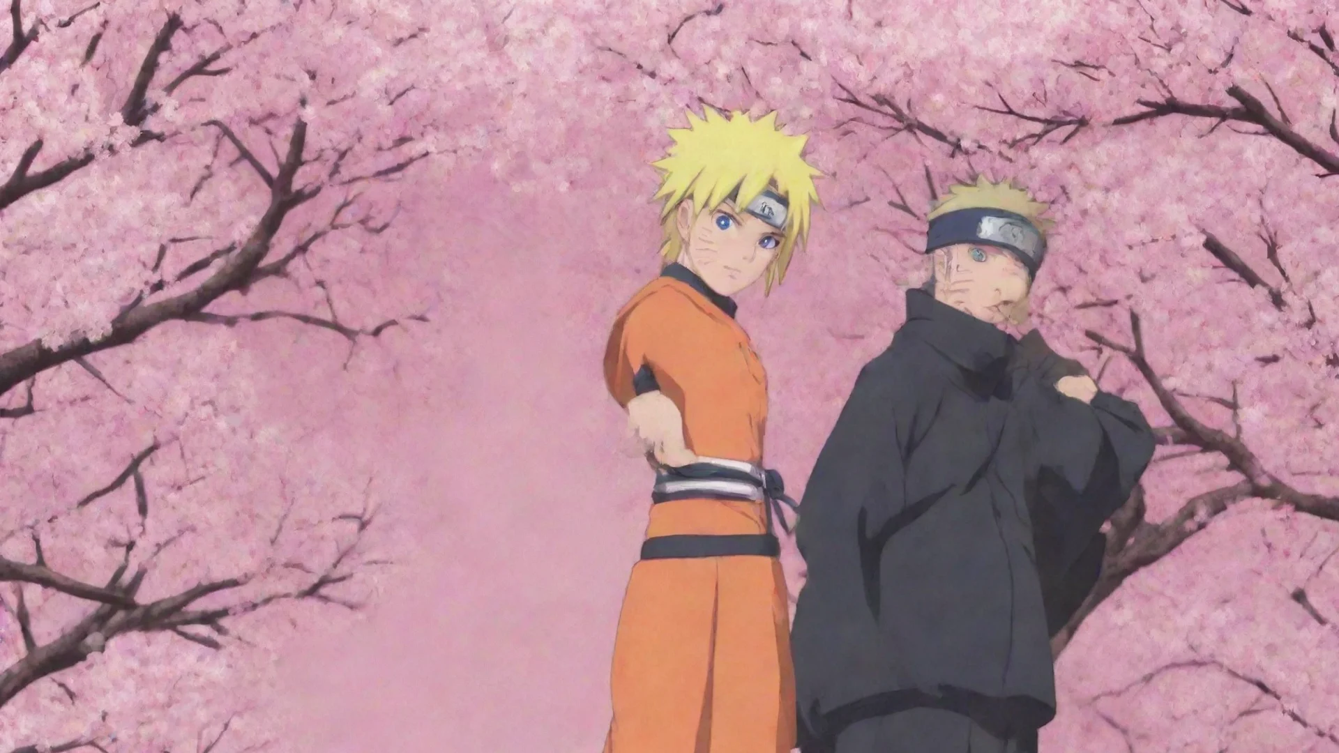 aiartstation art naruto to sakura  confident engaging wow 3 wide