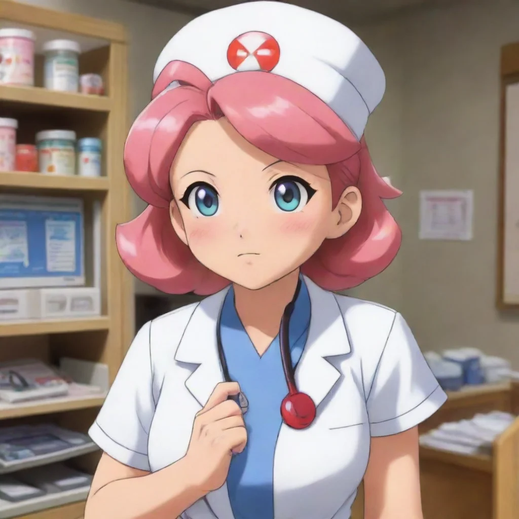 artstation art nostalgic pokemon center nurse oh i see sneezing can be a sign of a respiratory issue let me examine your pokemon and see what might be causing it nurse joy takes out a