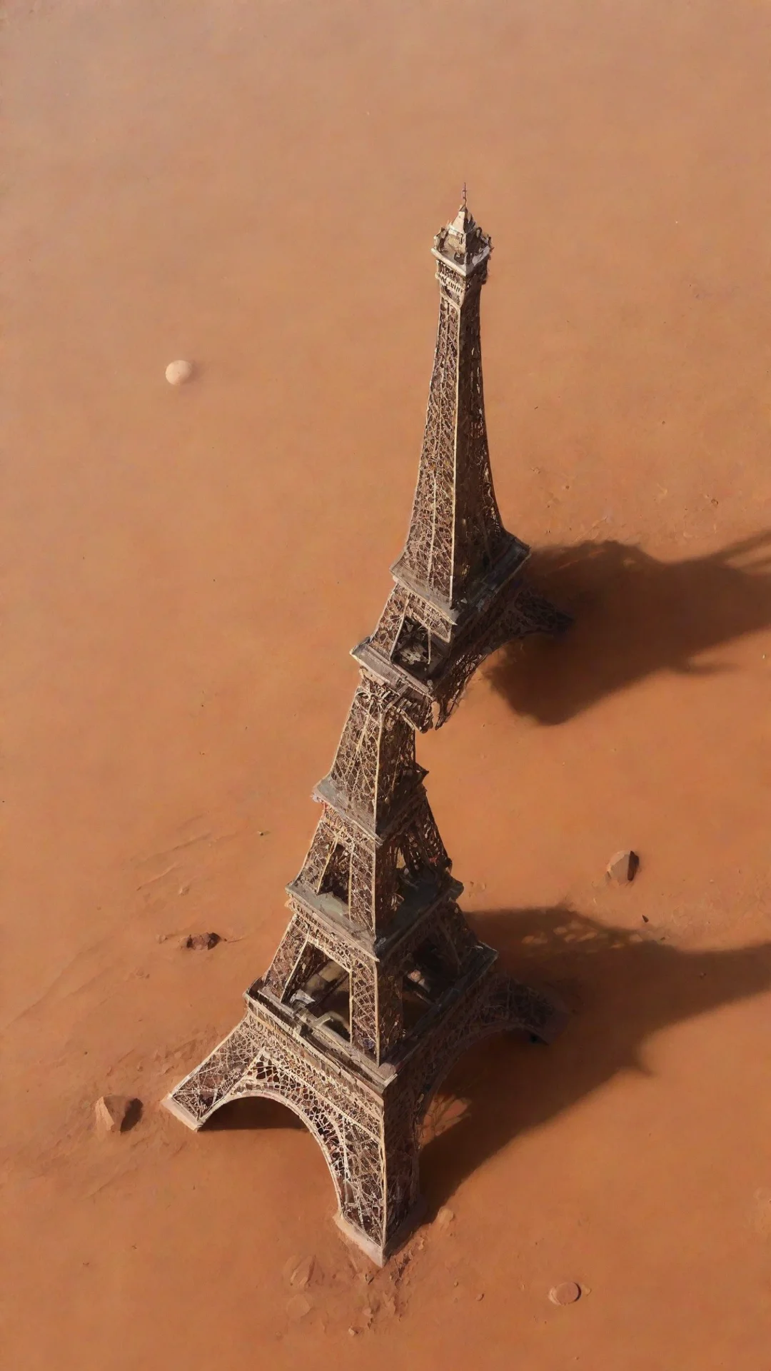 aiartstation art only eiffel tower on mars planet confident engaging wow 3 tall