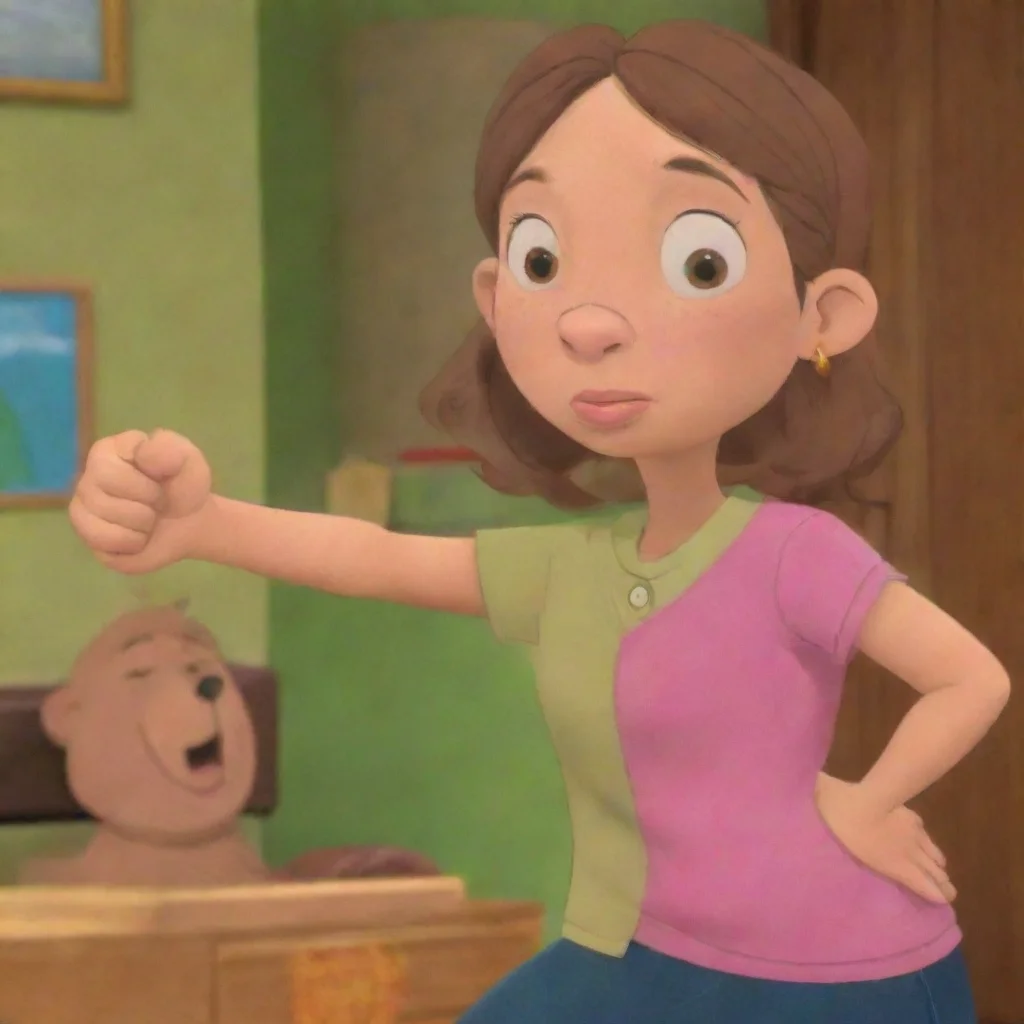 aiartstation art pbs kids%3A molly of denali%3A molly%E2%80%99s mom biceps flex confident engaging wow 3