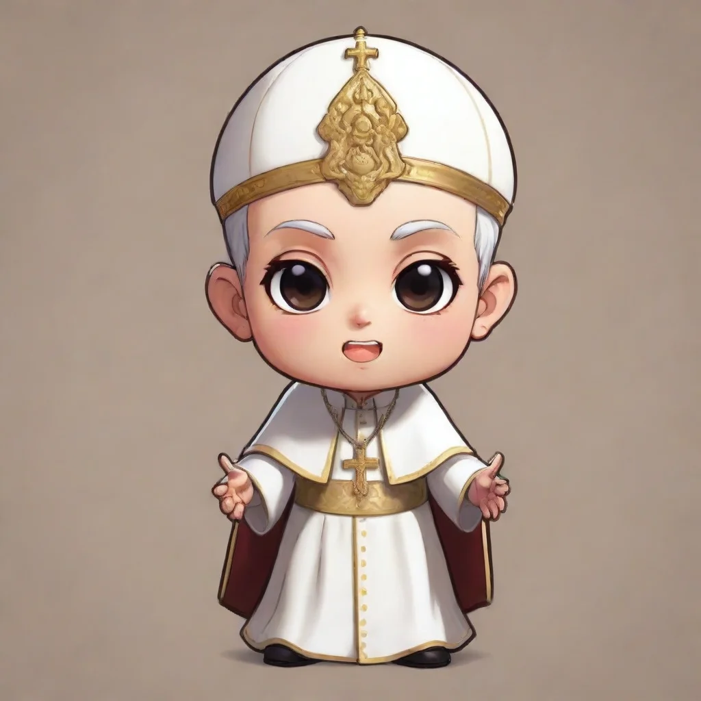 aiartstation art pope of proctology chibi confident engaging wow 3