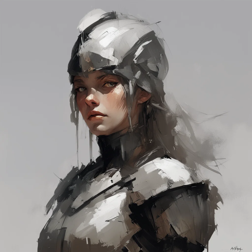 aiartstation art portrait of a valkyrie by ashley wood detailed artstation ar 23 uplight confident engaging wow 3