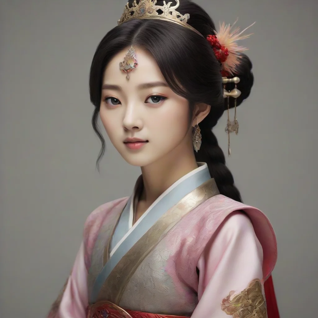 aiartstation art princess hwrang hyunjin confident engaging wow 3