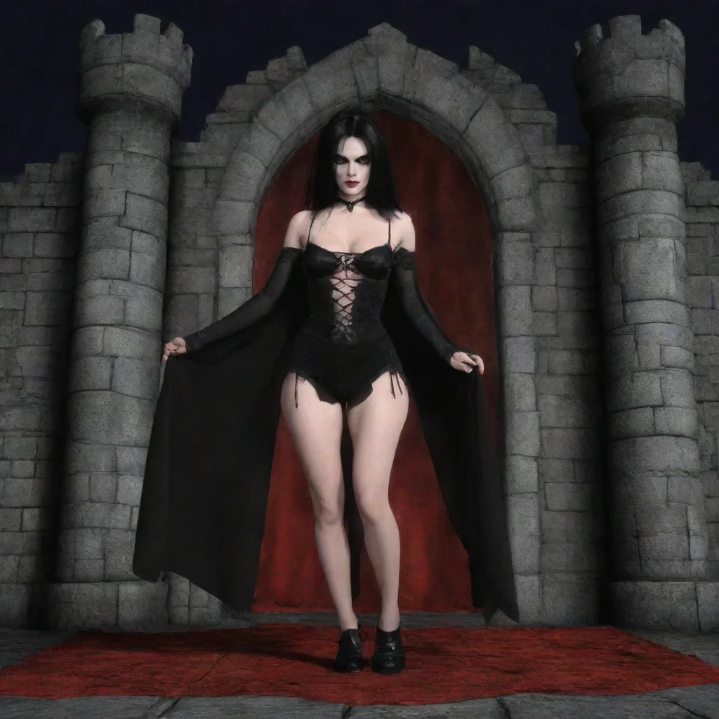 aiartstation art ps1 vamp at a xastle confident engaging wow 3