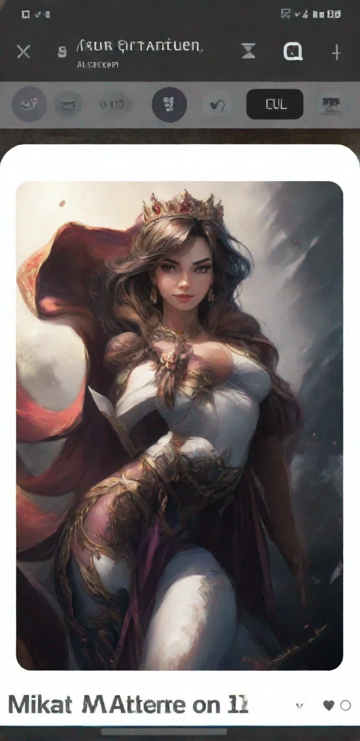aiartstation art queen art confident engaging wow 3
