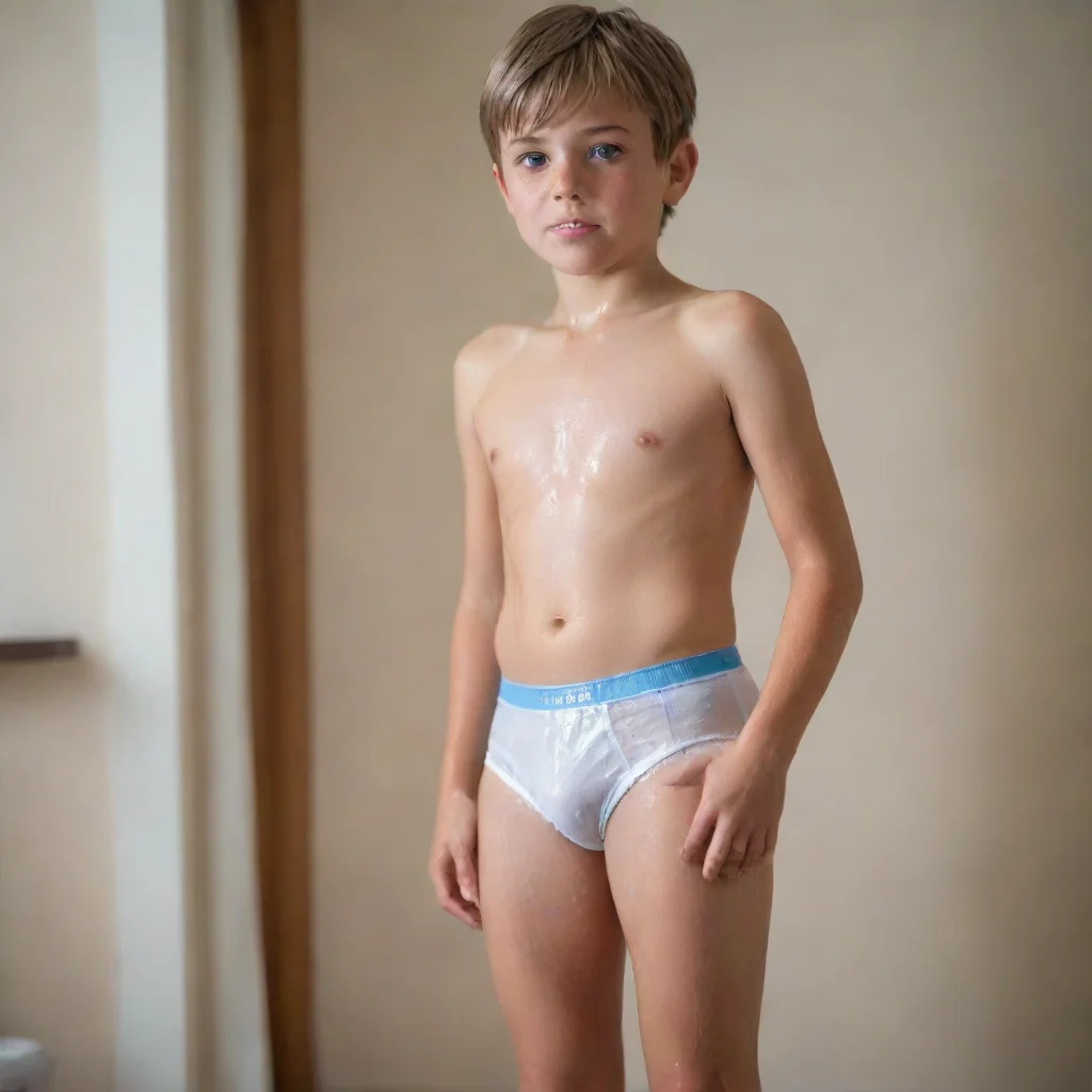 aiartstation art realistic%2C school boy%2C wear wet underpants%2C in house confident engaging wow 3
