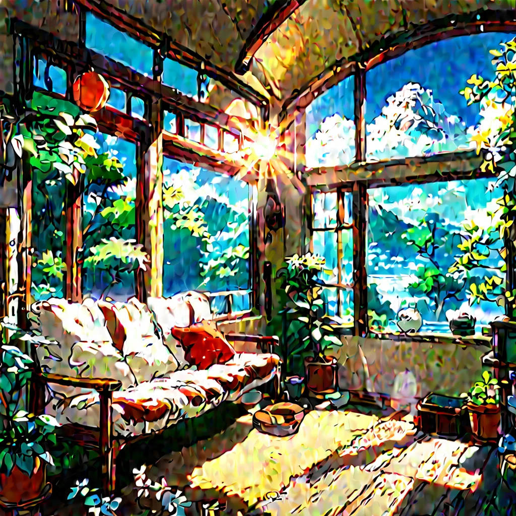 artstation art relaxing environment studio ghibli calming lowfi calm bright clear crisp sun confident engaging wow 3