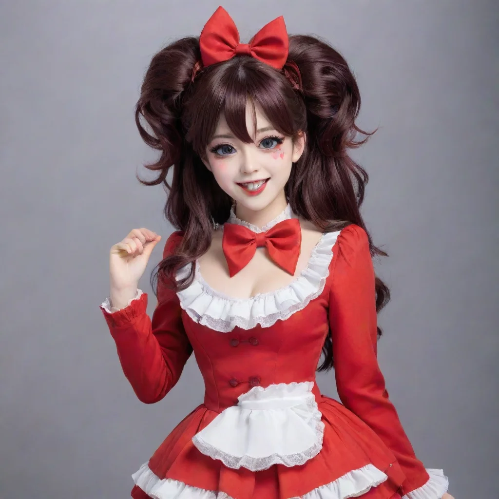 aiartstation art rin tohsaka dressed like a clown confident engaging wow 3