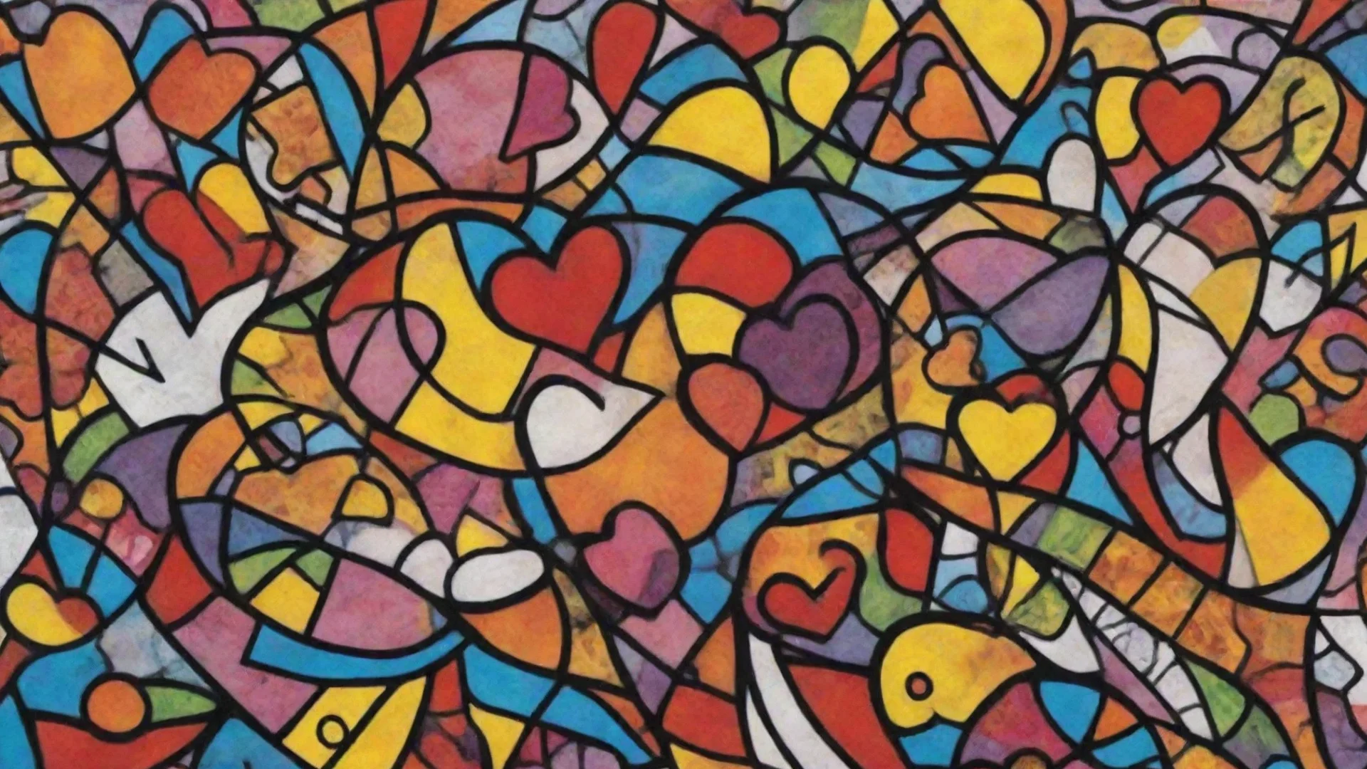 aiartstation art romero britto confident engaging wow 3 wide