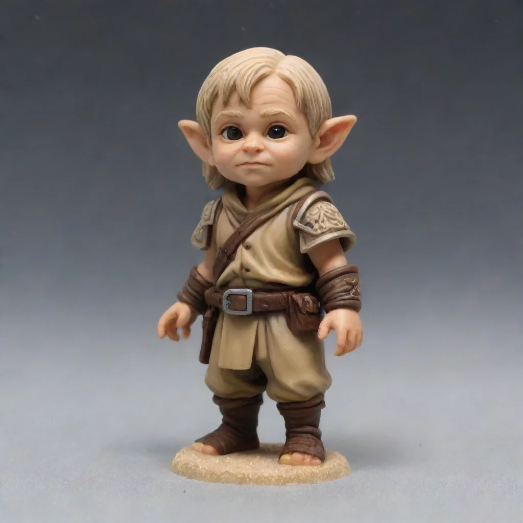 aiartstation art sand colored halfling confident engaging wow 3