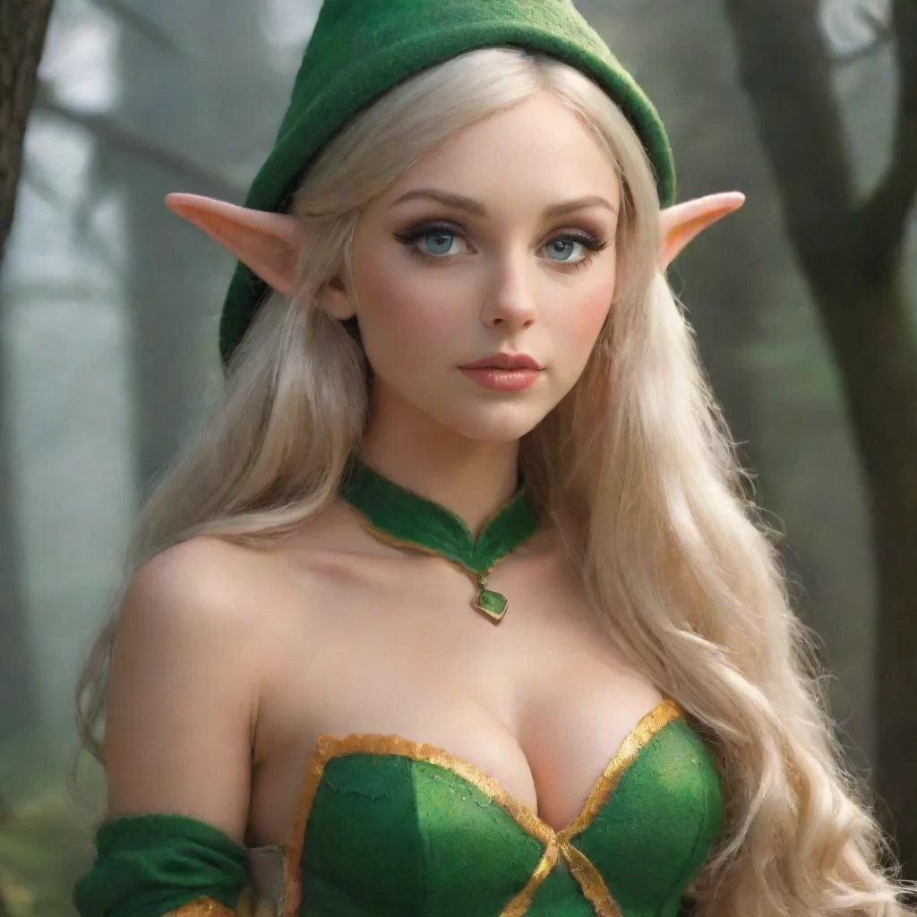aiartstation art seductive elf confident engaging wow 3