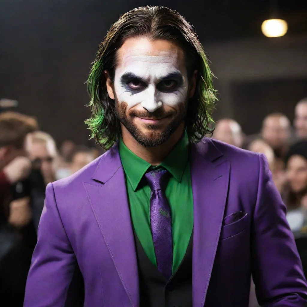 aiartstation art seth rollins as joker  confident engaging wow 3