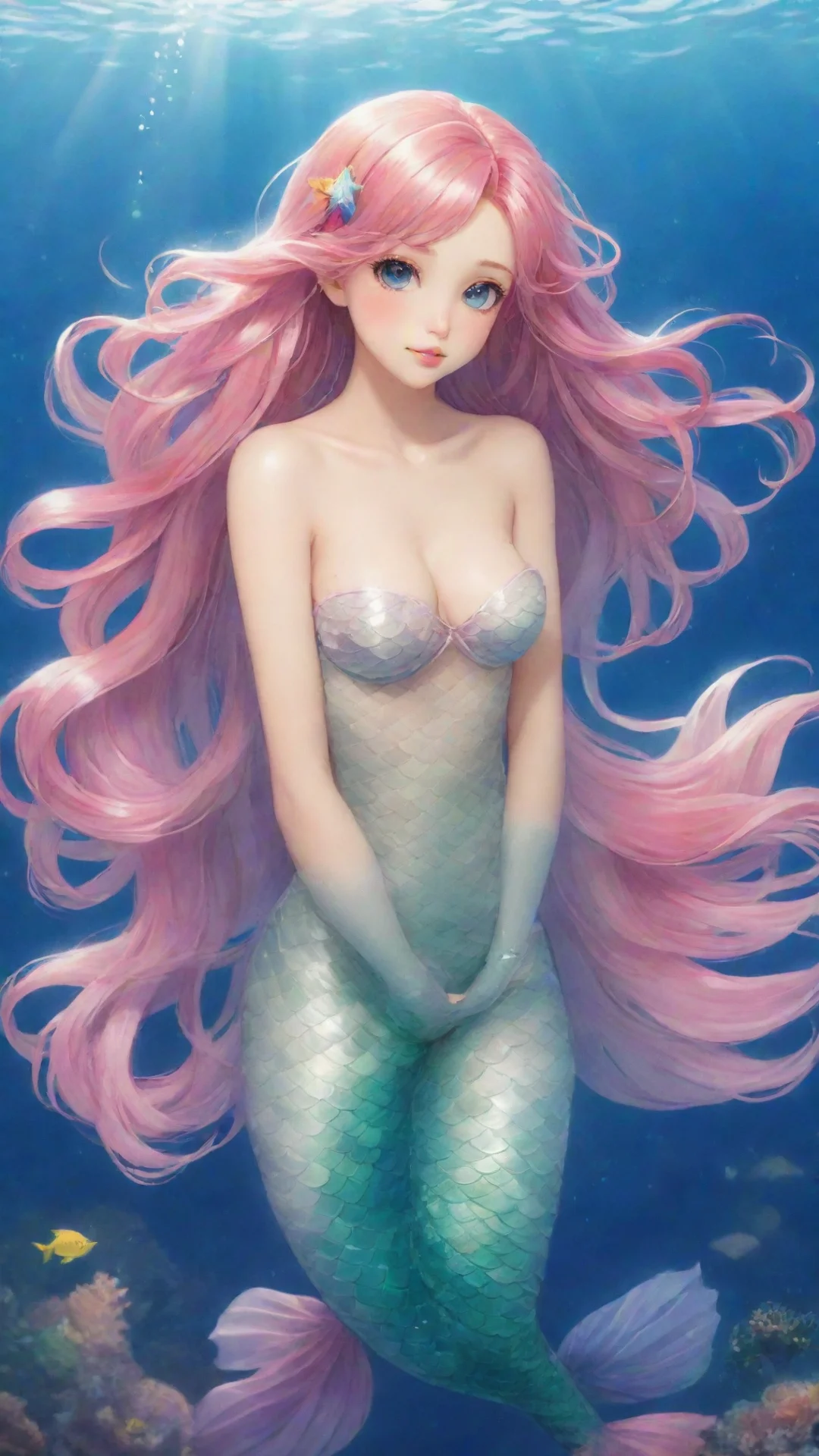 aiartstation art shoujo%2C mermaid%2C 1girl confident engaging wow 3 tall