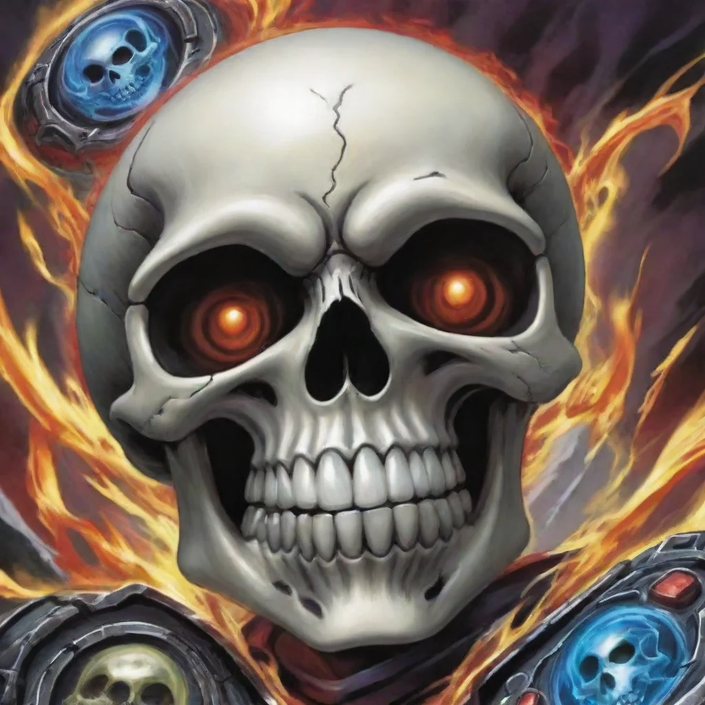 artstation art skull duel masters confident engaging wow 3