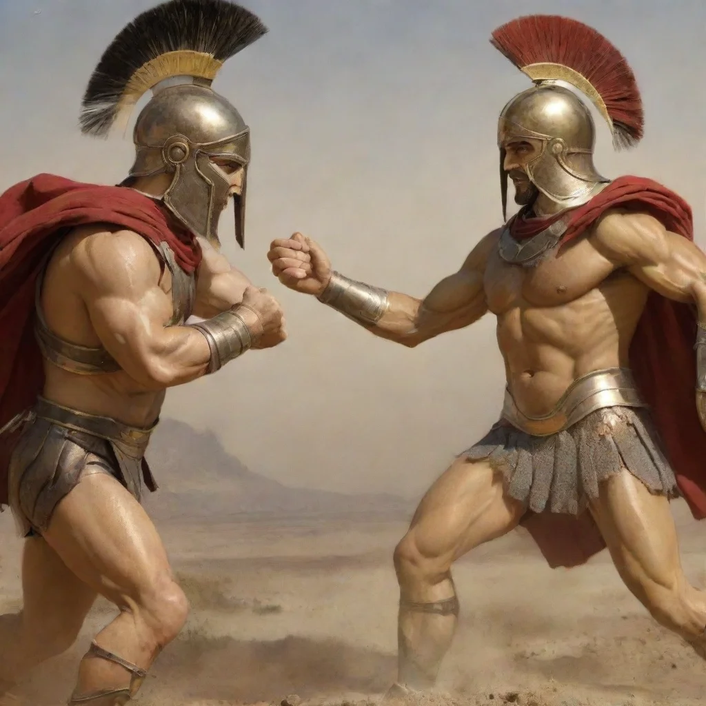 artstation art spartan vs persian confident engaging wow 3