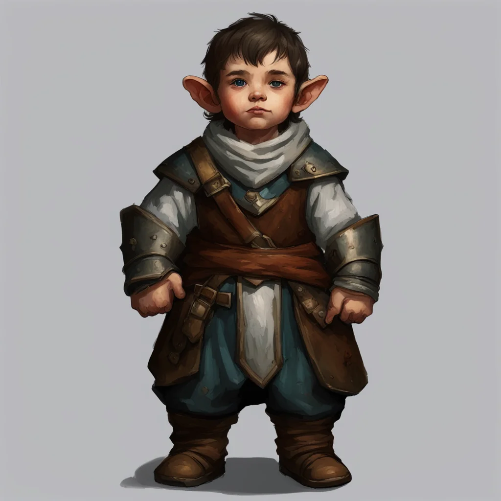 aiartstation art stout halfling cleric confident engaging wow 3