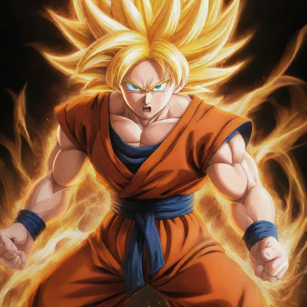 aiartstation art super sayian goku%2C high quality confident engaging wow 3