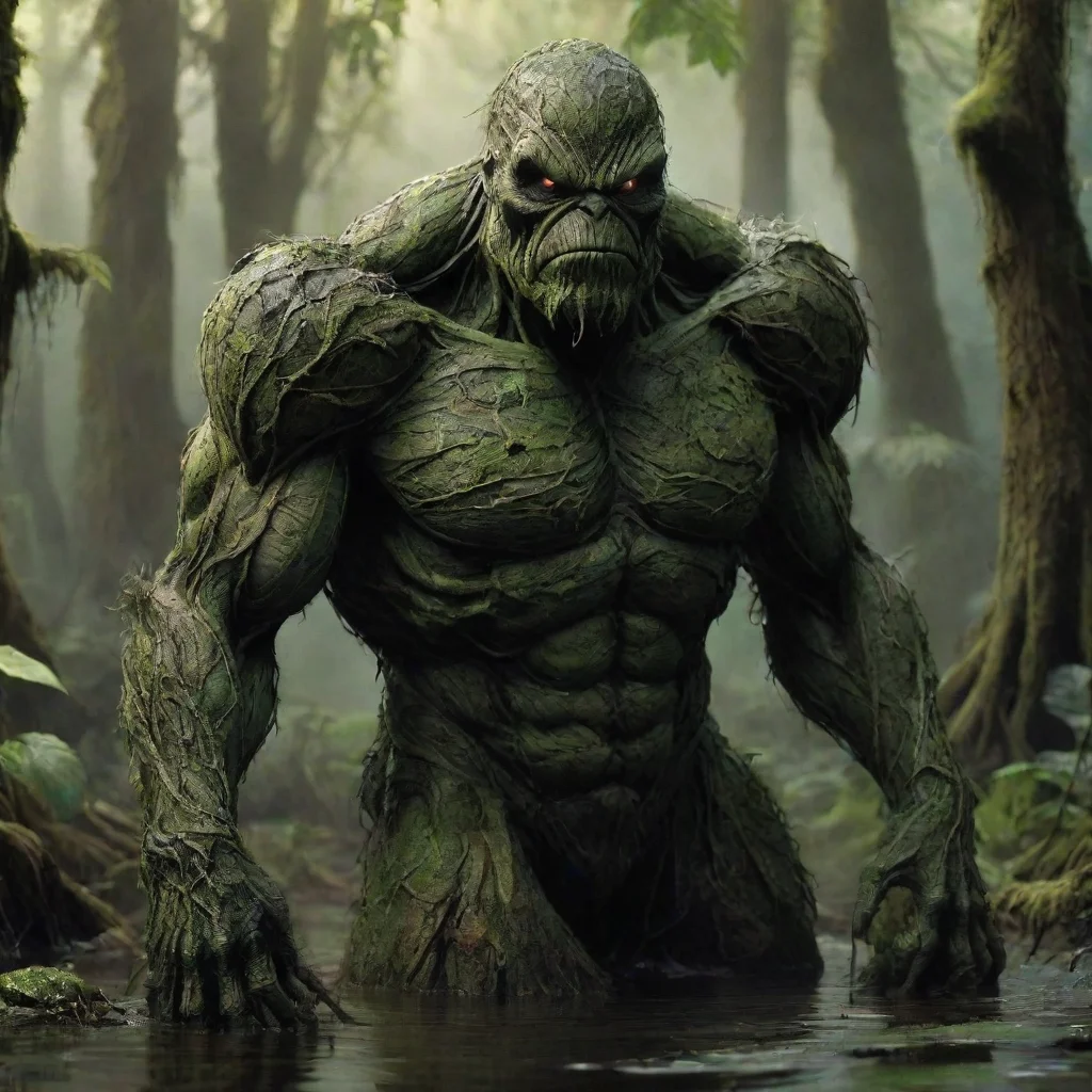 aiartstation art swamp thing confident engaging wow 3