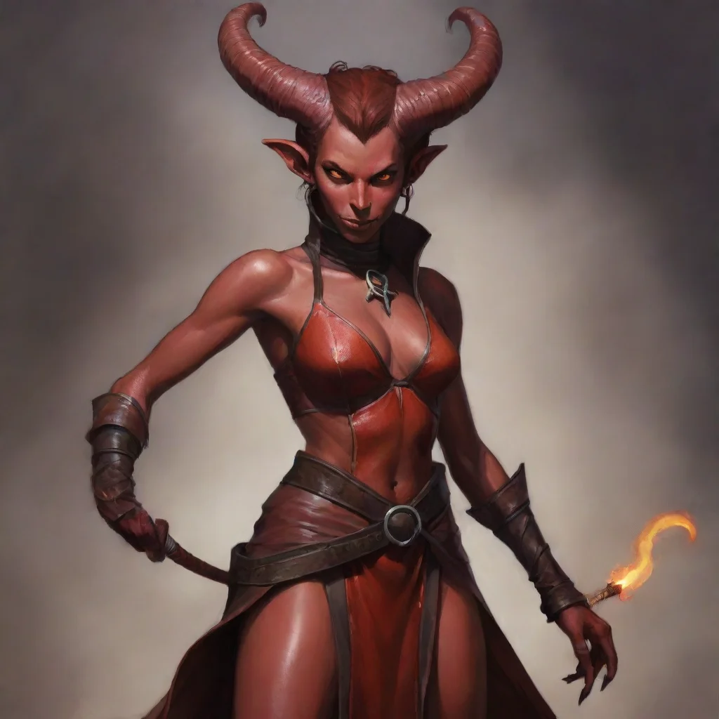aiartstation art tiefling confident engaging wow 3