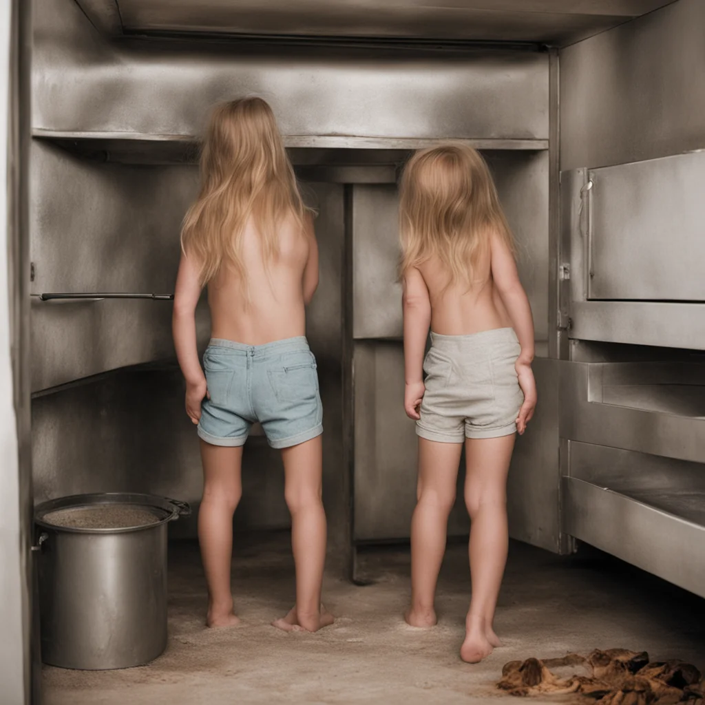 artstation art two barefoot girls inside a oven  confident engaging wow 3