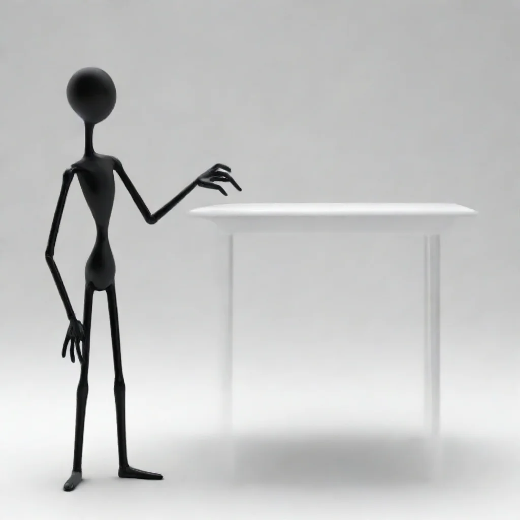 artstation art two stickman and one table confident engaging wow 3