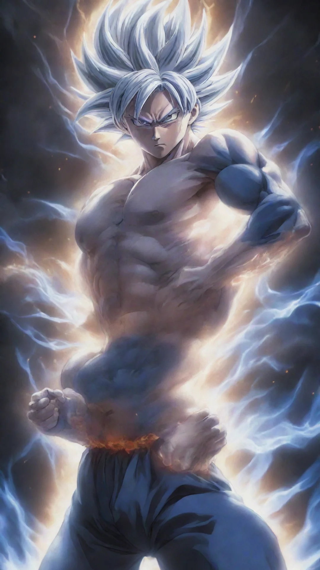 aiartstation art ultra instinct confident engaging wow 3 tall