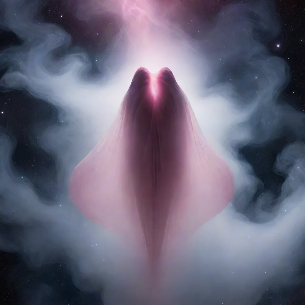 artstation art vulva in space with mystic fog around it confident engaging wow 3