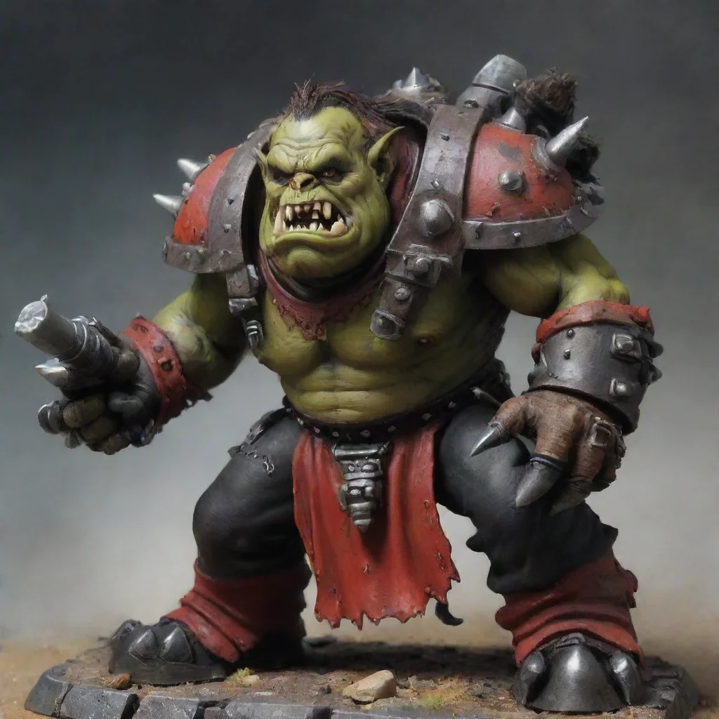aiartstation art warhammer ork confident engaging wow 3
