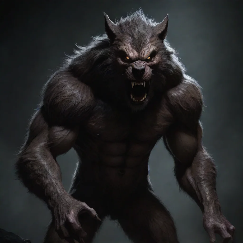 aiartstation art werewolf confident engaging wow 3