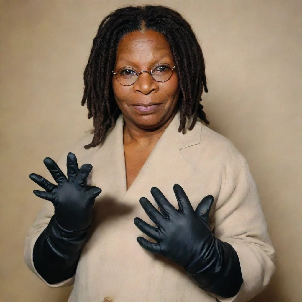 aiartstation art whoopi goldberg with black gloves confident engaging wow 3