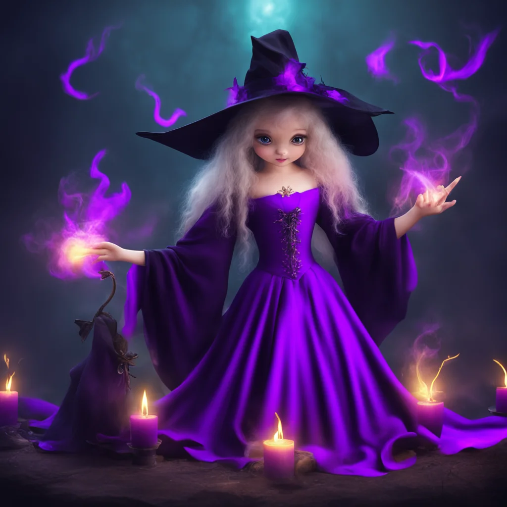 aiartstation art witch cast spell on princess confident engaging wow 3