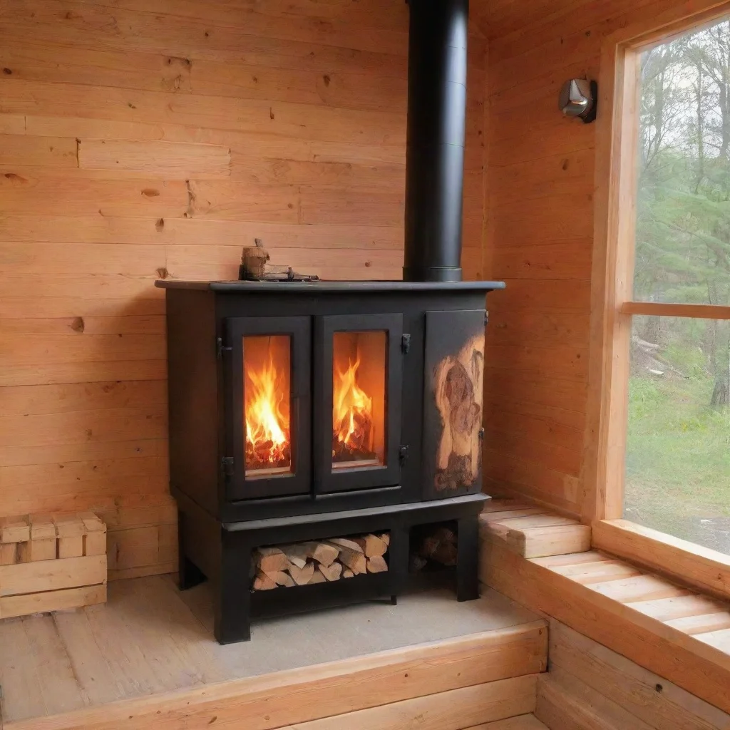 artstation art wood burned sauna stove confident engaging wow 3
