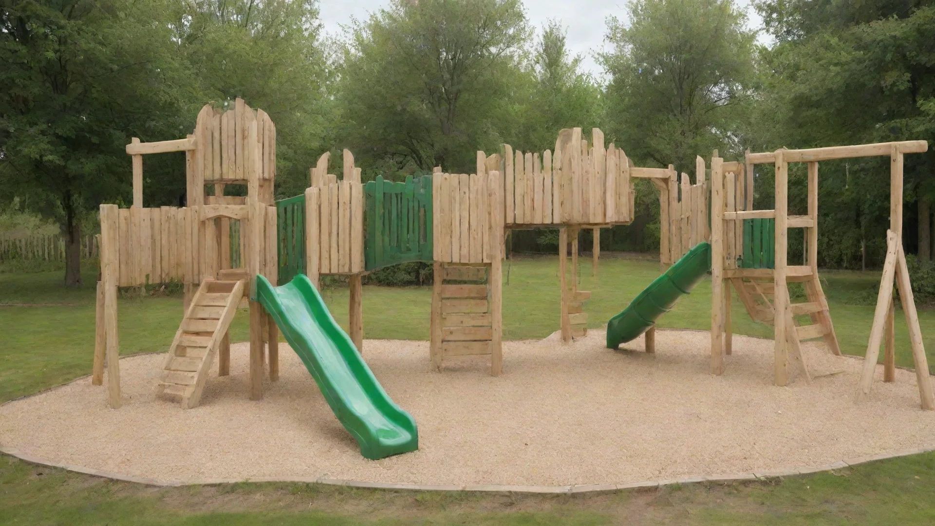 aiartstation art wooden playground with calm colours%2C detailed view%2C not in the green confident engaging wow 3 hdwidescreen