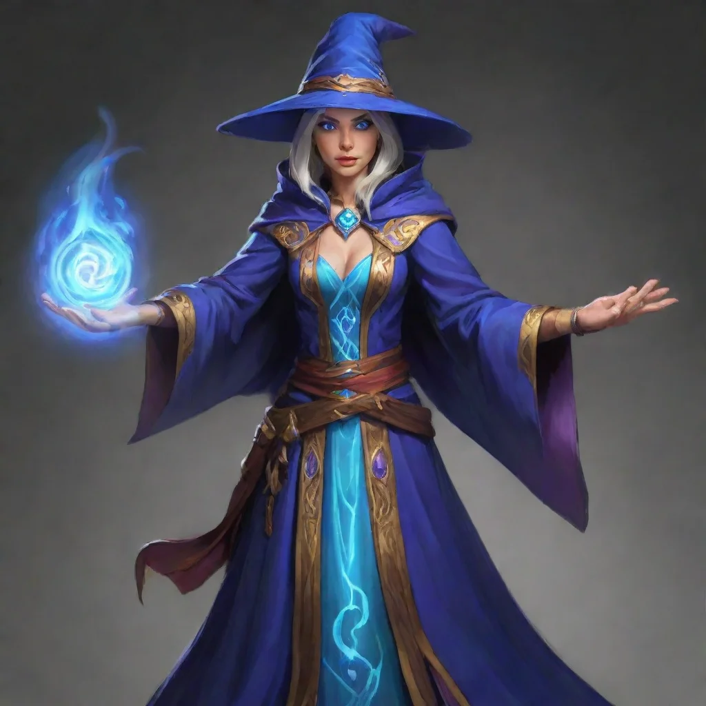 aiartstation art wow mage confident engaging wow 3