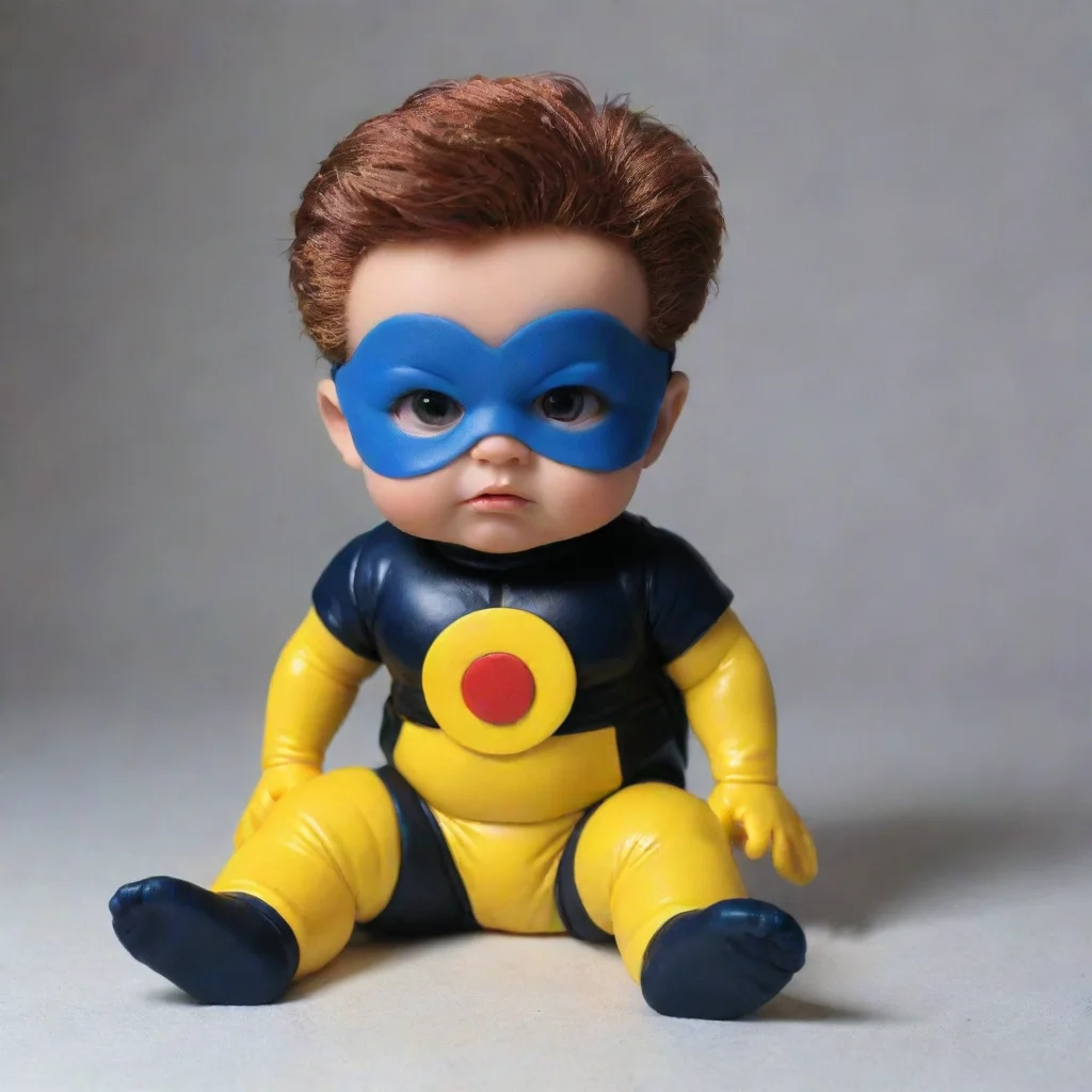 aiartstation art x men cyclops as a baby with 1991 costume confident engaging wow 3