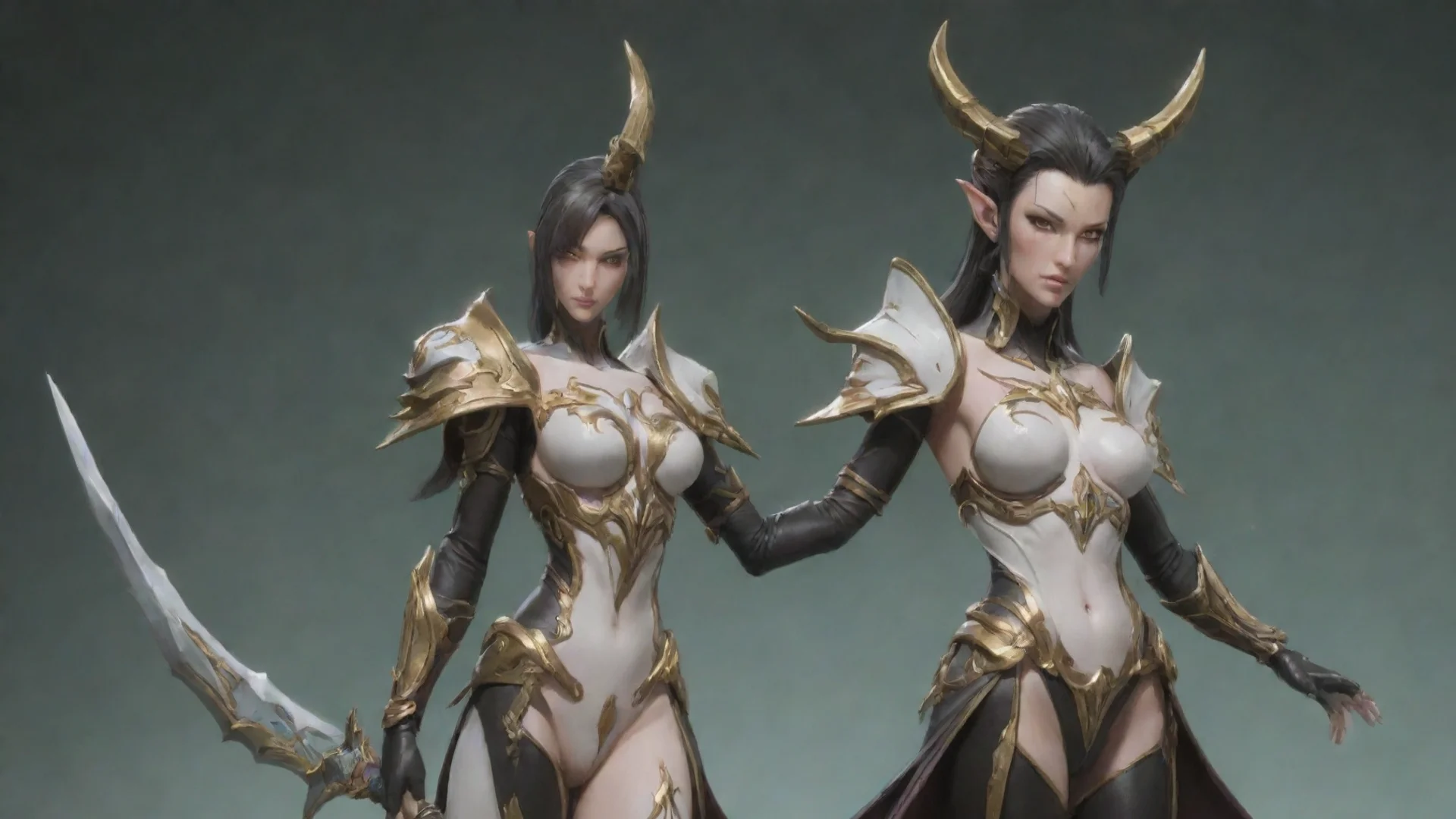 aiartstation art yvraine confident engaging wow 3 wide