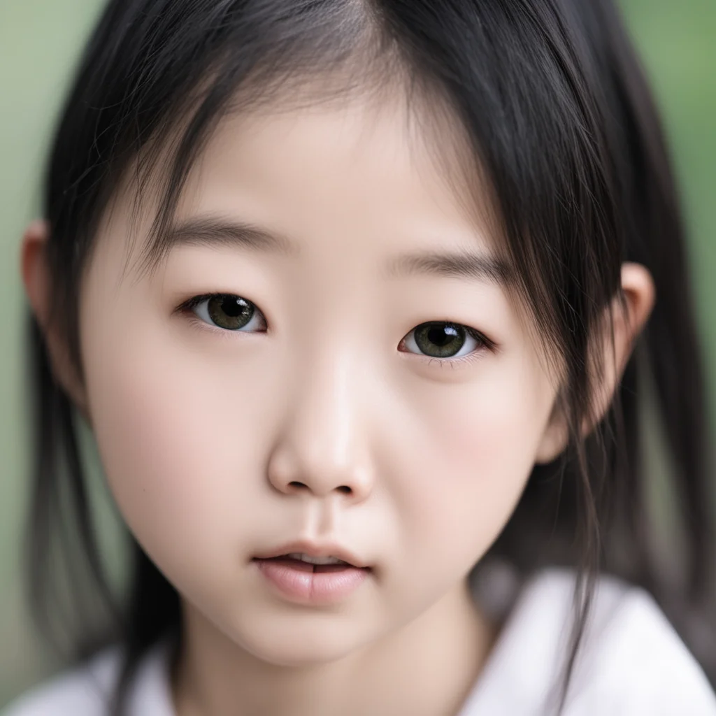 aiasian girl close up