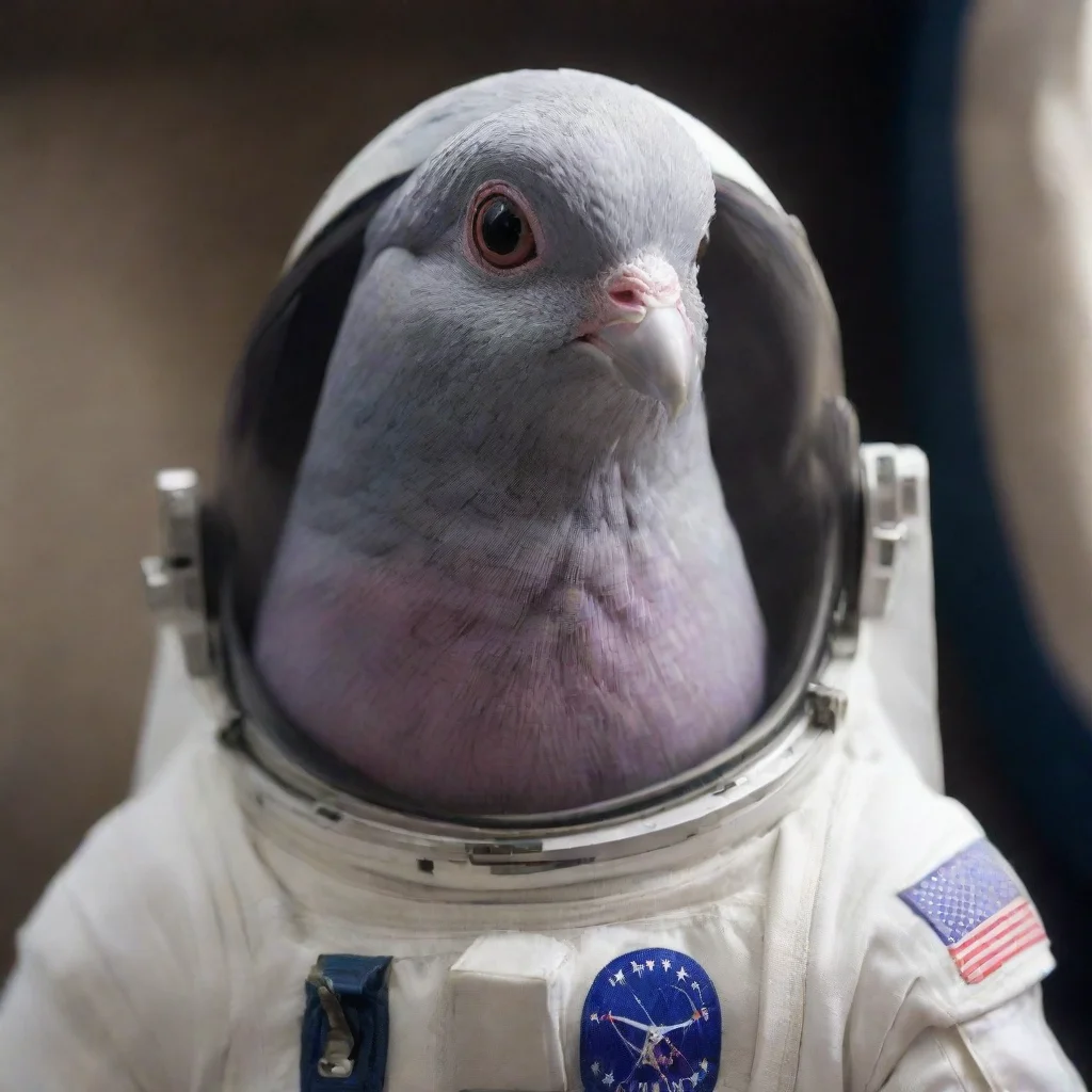aiastronaut pigeon