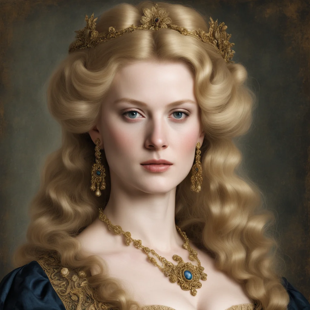 attractive 1500s renacentist aristocrat blonde woman hyper realistic amazing awesome portrait 2