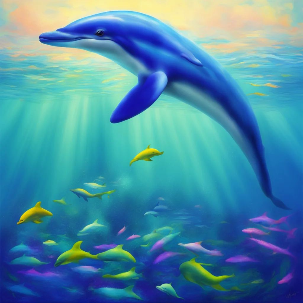 autistic art of a dolphin confident engaging wow artstation art 3