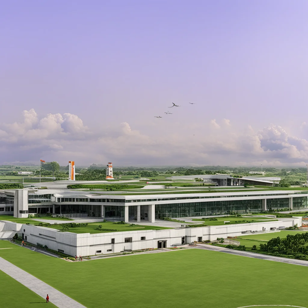 aiayodhya airport  confident engaging wow artstation art 3