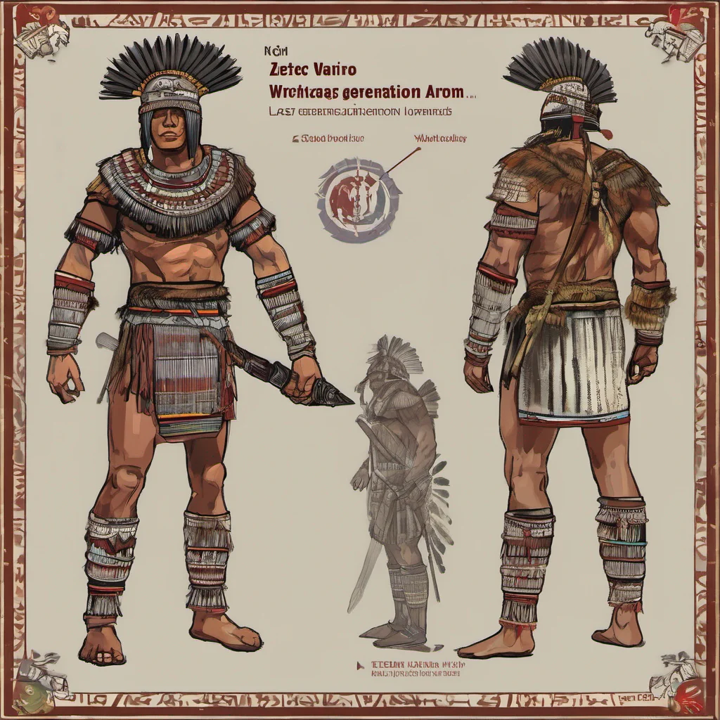 aiaztec warrior with last generation armor amazing awesome portrait 2