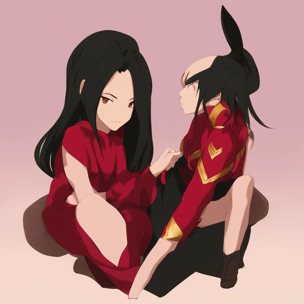aiazula sitting on ty lee%27s face amazing awesome portrait 2