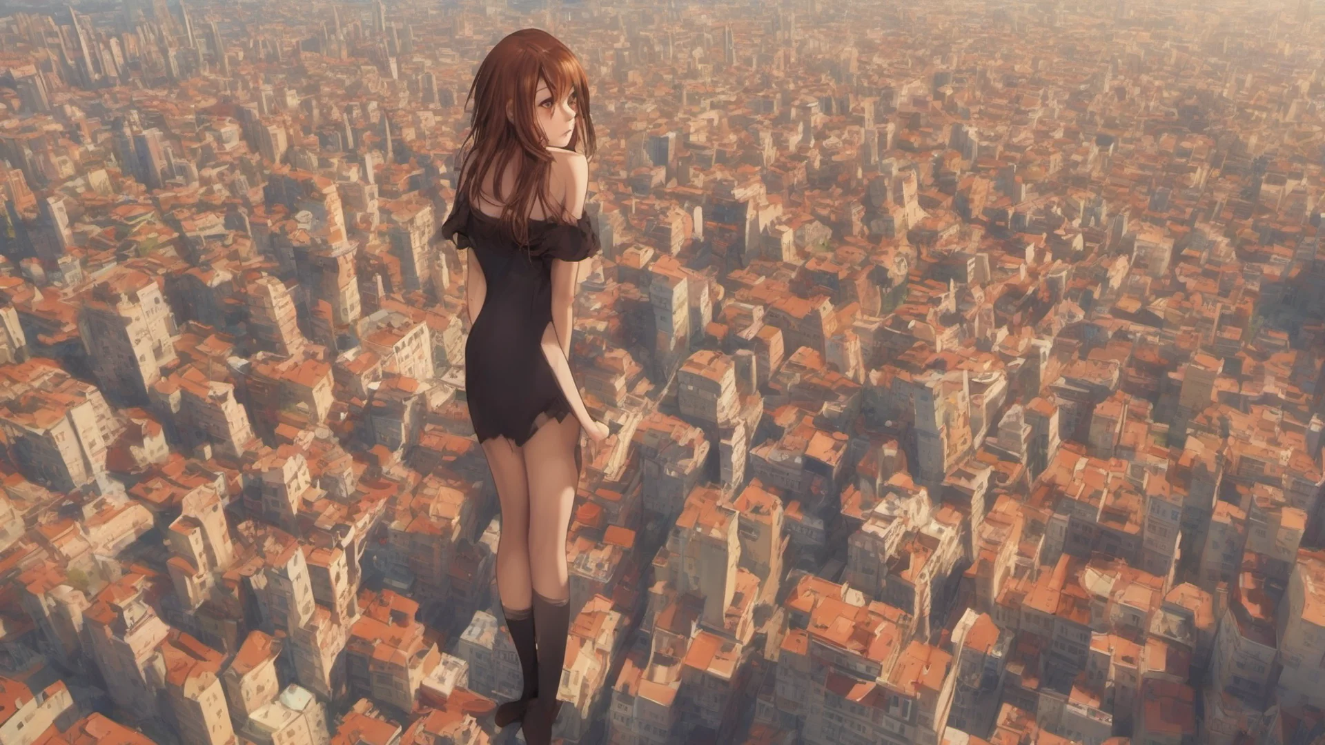 backdrop location scenery amazing wonderful beautiful charming picturesque giantess eris giantess eris oh uh hia there little guy gosh your so small i must look like a giantess to you hehe wide